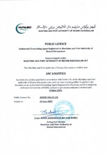 MPABD FORWARDING AGENT LICENSE 2025