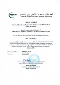 MPABD STEVEDORAGE LICENSE 2025
