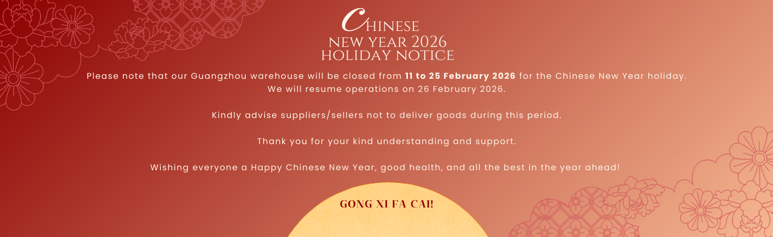 ANC LOGISTICS CNY HOLIDAY NOTICE 2026